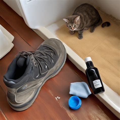 how to clean cat pee off fake suede shoes